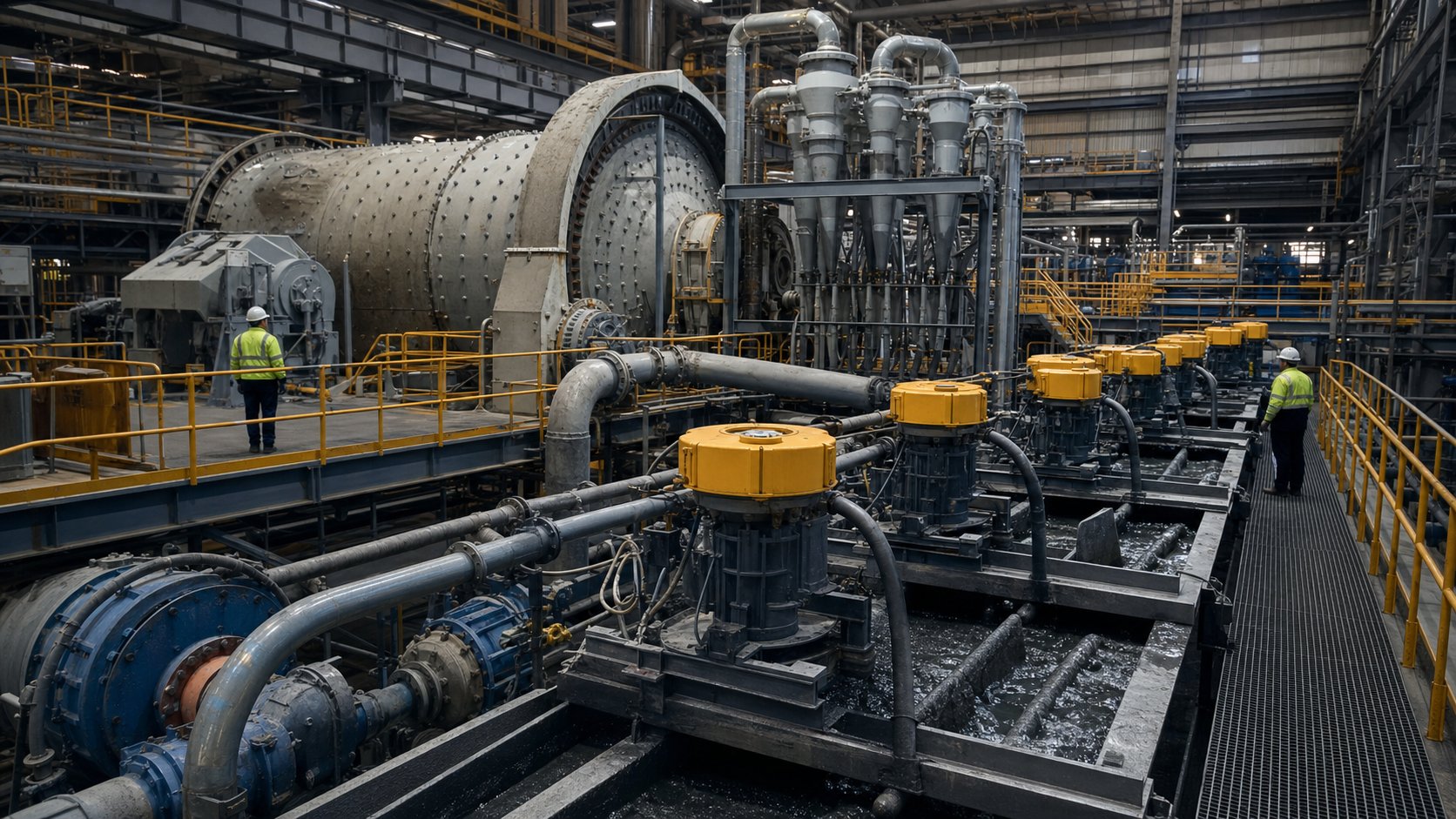 Mineral beneficiation plant reference category