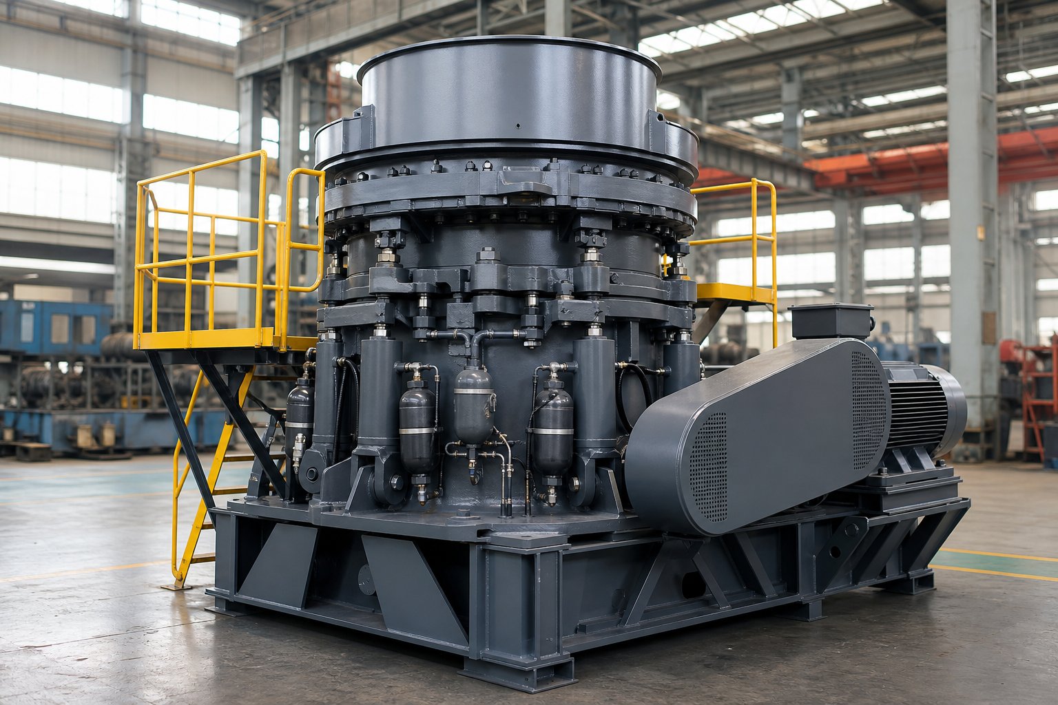 Multi-cylinder hydraulic cone crusher