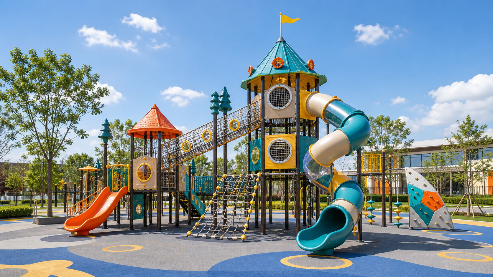 Outdoor playground equipment